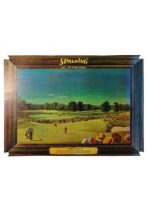 Robert Trent Jones Jr. Spalding Hall of Fame Series Cardboard Display