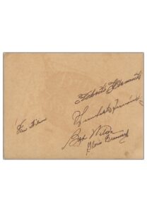 Roberto Clemente & Others Multi-Signed Photo Booklet