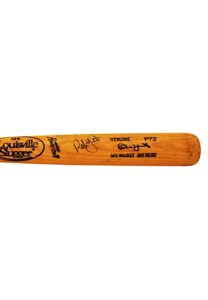 Robin Yount Milwaukee Brewers Game-Used & Autographed Bat