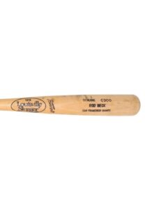 Rod Beck & Ellis Burks San Francisco Giants Game-Used Bats