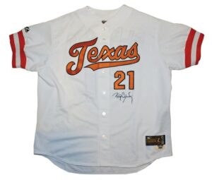 Roger Clemens University of Texas Longhorns Autographed Replica 1983 Jersey