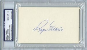 Roger Maris Autographed Cut