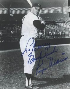 Roger Maris NY Yankees Autographed Photo