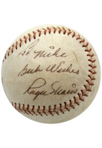 Roger Maris Single-Signed & Inscribed Baseball