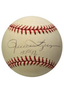 Rollie Fingers Single-Signed OML Baseball