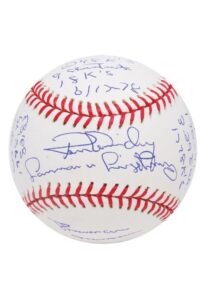 Ron Guidry Autographed Baseball with Career Stats Inscriptions