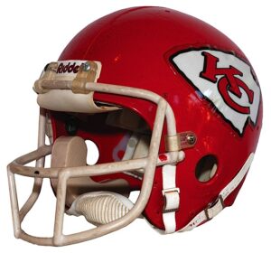 Rookie Era Deron Cherry KC Chiefs Game-Used Helmet