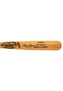 Roy Rogers Autographed Display Bat