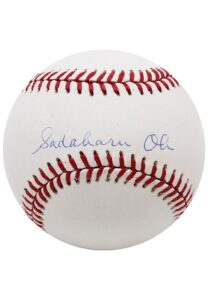 Sadaharu Oh Single-Signed ONL Baseball