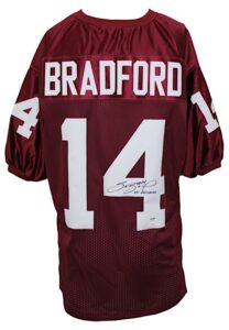 Sam Bradford Oklahoma Sooners Autographed & Inscribed “08 Heisman” Jersey