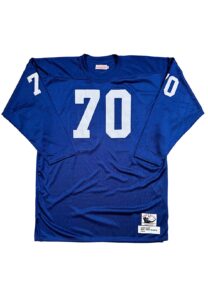 Sam Huff Autographed NY Giants Mitchell & Ness Jersey