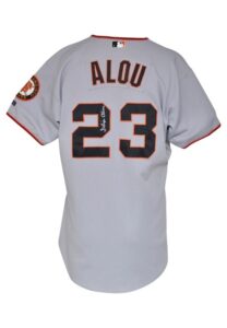 San Francisco Giants Game-Used & Autographed Road Jerseys – Thompson, Felipe Alou & Moises Alou