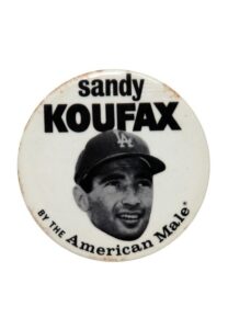 Sandy Koufax American Male Button