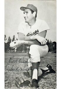 Sandy Koufax Autographed B&W Photo