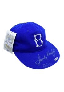 Sandy Koufax Brooklyn Dodgers Signed Cooperstown Collection LE Cap