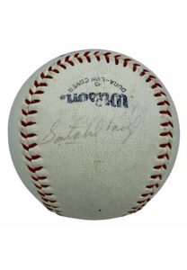 Satchel Paige Single-Signed Baseball