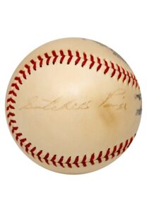 Satchel Paige Single-Signed ONL Baseball