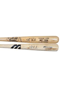 Scott Rolen Game-Ready & Signed Bats