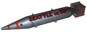 “Seattle or Bust” Torpedo Type Tube