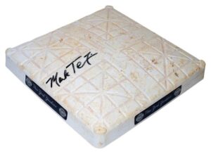 September 25, 2009 Mark Teixeira Autographed Red Sox at Yankees Game-Used First Base