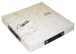 September 9, 2009 Derek Jeter NY Yankees Autographed Rays at Yankees Game-Used First Base with “2721” Inscribed