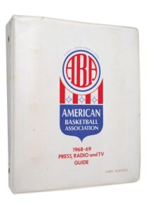 Set of 1968-69 ABA Press Guides