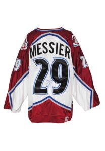 Seven Colorado Avalanche Game-Used Jerseys with Some Autographed – Craig Wolanin, Stephane Fiset, Scott Young, Eric Messier, Craig Billington, Chris Simon & Aaron Miller