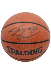 Shaquille O’Neal Autographed Spalding Basketball