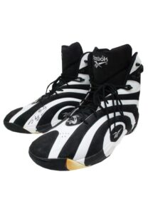 Shaquille O’Neal Orlando Magic Game-Used & Twice-Autographed Sneakers