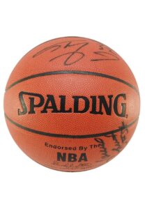 Shaquille O’Neal & Others Multi-Signed Basketball