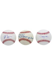 Shelby Miller, Jordan Zimmerman & Joe Garagiola Single-Signed Baseballs