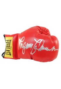 Signed Boxing Gloves – Floyd Patterson, Sugar Ray Leonard, Ingemar Johansson