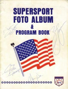 Signed Supersport Foto Album & Program Book