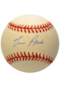 Single-Signed Official League Baseballs Including Tom Seaver, Tim Raines, Barry Bonds & Tommy John