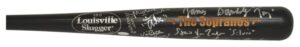 Sopranos Cast Autographed Bat