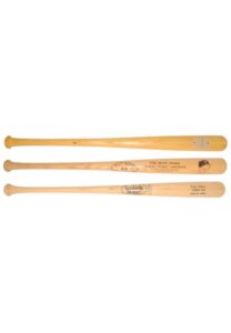 Sparky Anderson’s 6/17/1979 “First A.L. Win” Commemorative Half-Bat, 4/15/1993 2,000th Win Commemorative Bat & “The Main Spark” Hot Iron Original Bat