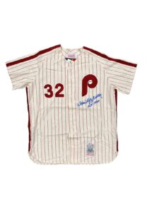 Steve Carlton Philadelphia Phillies Signed Cooperstown Collection Jersey