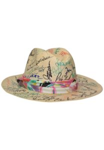 Straw Golf Hat Loaded With Signatures Including Arnold Palmer, Jack Nicklaus & Many More