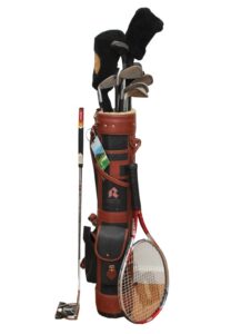 Sugar Ray Leonard Personal Golf Clubs and Tennis Racket