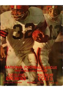 Super Bowl VI & 1960s NFL World Championship Game Programs