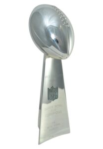 Super Bowl XLII Vince Lombardi Players Trophy of New York Giants Plaxico Burress