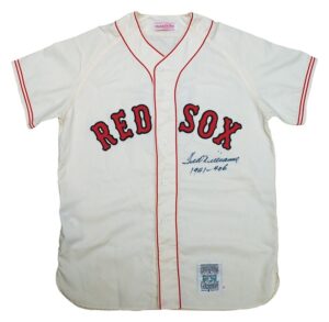 Ted Williams “1941 – .406” Autographed Boston Red Sox Mitchell & Ness Home Flannel Jersey