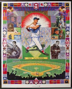 Ted Williams Signed Poster