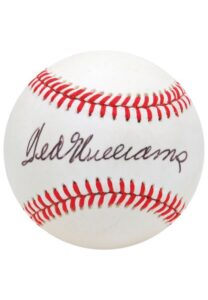 Ted Williams Single-Signed Baseball