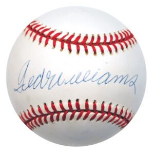 Ted Williams Single-Signed Baseball