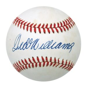 Ted Williams Single Signed Baseball