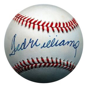 Ted Williams Single-Signed Baseball