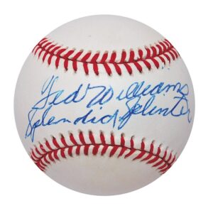 Ted Williams “Splendid Splinter” Signed and Inscribed Baseball