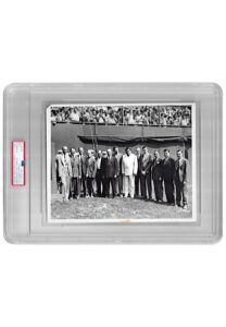 The 1927 New York Yankees With Babe Ruth On Lou Gehrig Day In 1939 Original News Service Type 1 Photo