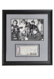 The Byrds Signed Cut Framed Display